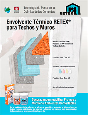 Envolvente Térmico RETEX para Techos y Muros